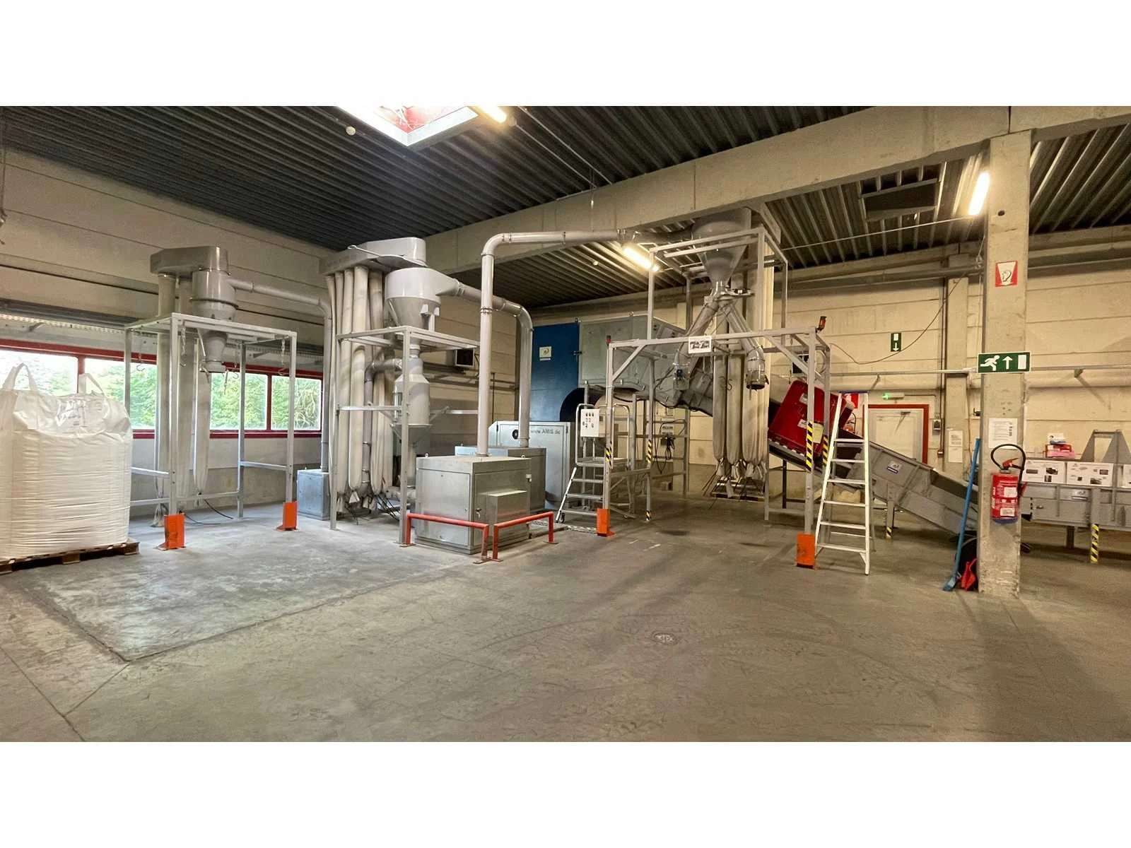 Machines voor voedselverpakking & productie wegens sluiting nutripack wavre