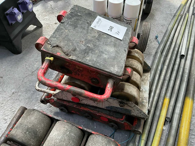 Machinetransport rollen (3x) - afbeelding 2 van  3
