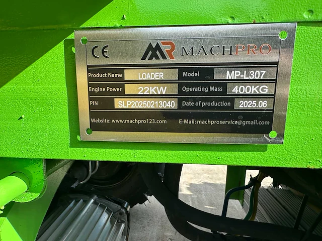 Machpro - 2025 - mp-l307 - shovel - afbeelding 26 van  32