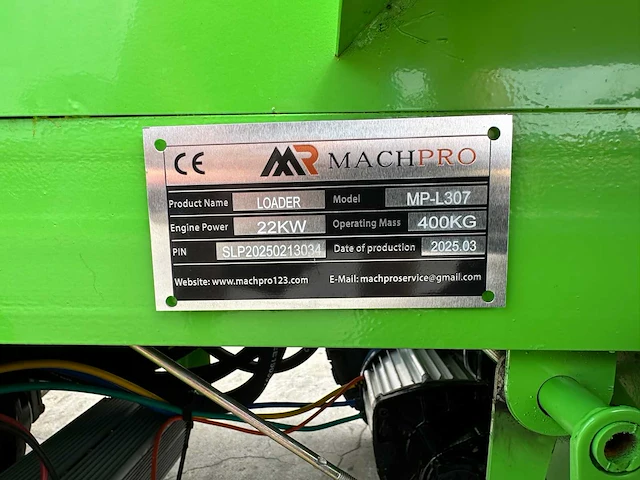 Machpro - 2025 - mp-l307 - wiellader - afbeelding 24 van  30