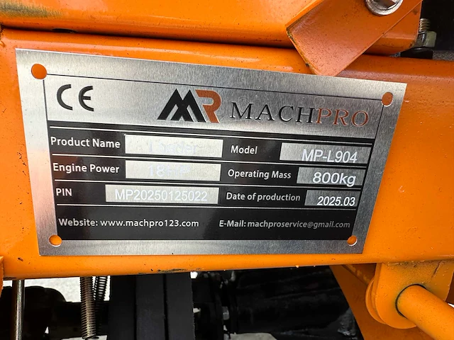 Machpro - 2025 - mp-l904 - shovel - afbeelding 25 van  31