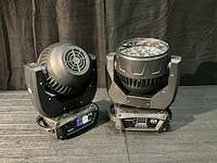 Macmah wash led zoom 19x15w led-moving head (2x)