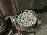Macmah wash led zoom 19x15w led-moving head (2x) - afbeelding 5 van  6