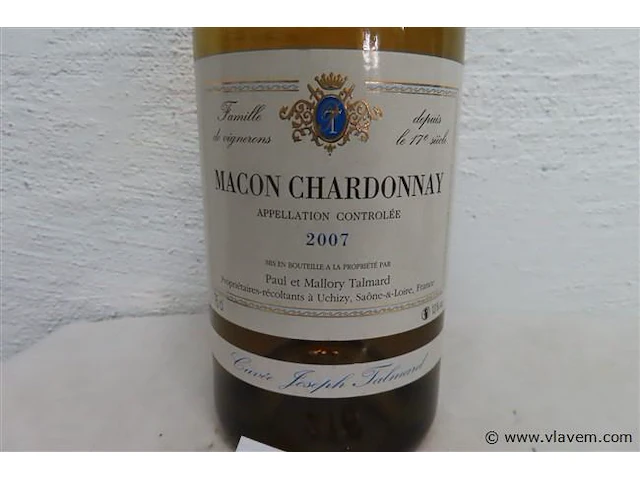 Macon chardonnay 2007 paul et mallory talmard - afbeelding 2 van  3