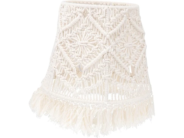 Macramé lampkap - afbeelding 1 van  7