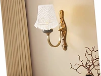 Macramé lampkap - afbeelding 7 van  7