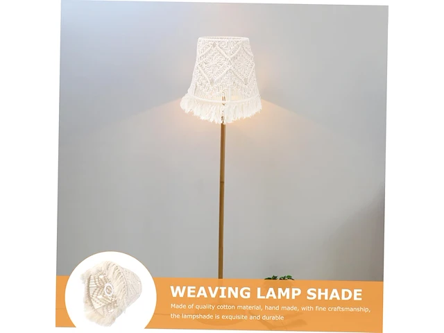 Macramé lampkap - afbeelding 2 van  7