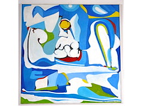 Mado schoolmeesters - olie op doek - 150x150 cm - afbeelding 6 van  13