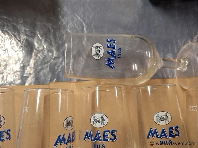 Maes pils 25cl glazen - afbeelding 2 van  4