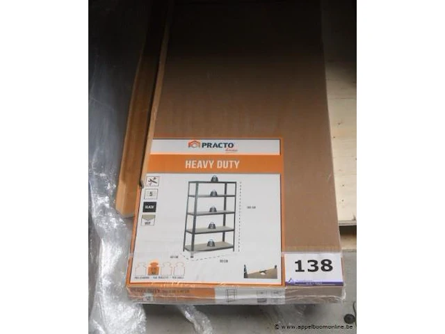 Magazijn rek practo - afbeelding 1 van  2