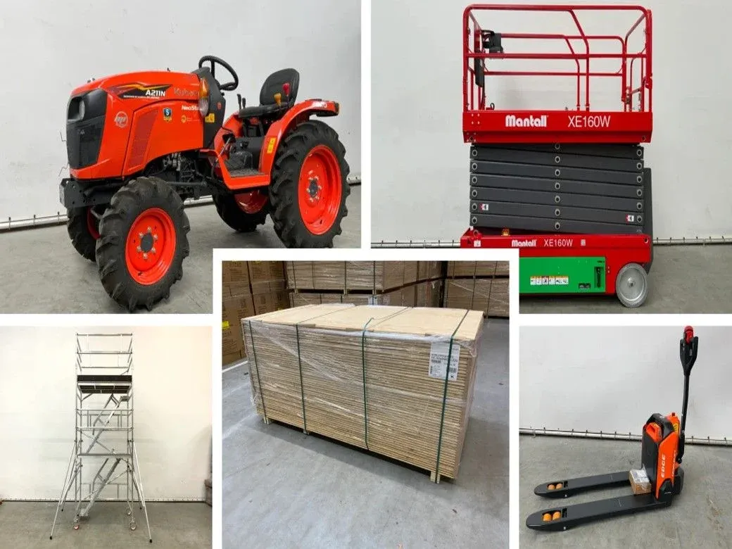 Magazijninventaris, gereedschappen & machines- lokeren - 28/11/2023
