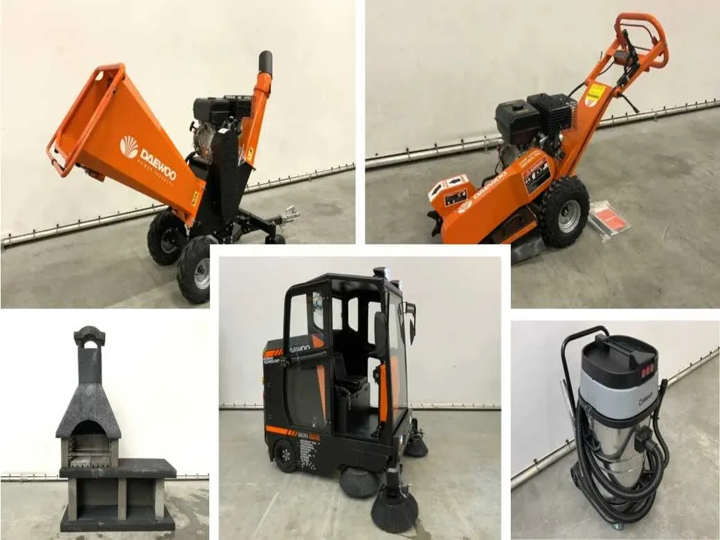 Magazijninventaris, reinigingsmachines, intern transport & gereedschappen - lokeren - 16/04/2024
