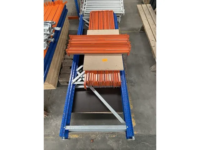 Magazijnrek 3 staanders - 16 liggers 190 cm + 12 liggers 100cm - afbeelding 1 van  3