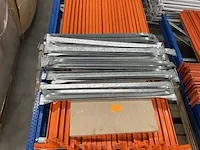 Magazijnrek 4 staanders - 24 liggers 190 cm + 24 halve dwarsliggers