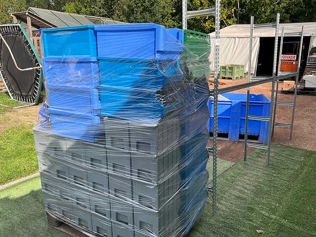 Magazijnstelling met opberg bakjes - afbeelding 6 van  8