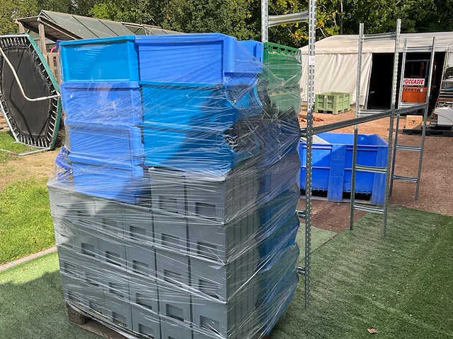 Magazijnstelling met opberg bakjes - afbeelding 6 van  8