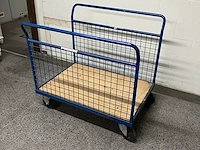 Magazijnwagen met 2 zijwanden 400kg - afbeelding 2 van  2