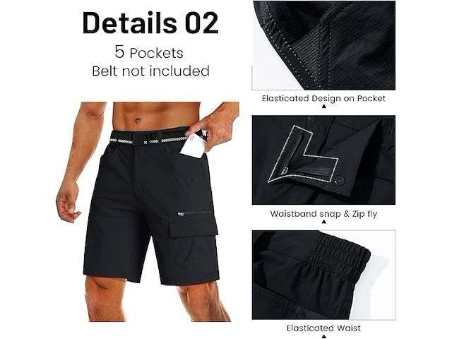 Magcomsen wandelshorts (maat 36) - afbeelding 5 van  5