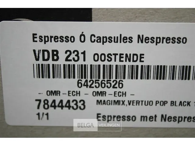 Magimix vertuo pop black 11729b nespressomachine - afbeelding 4 van  4