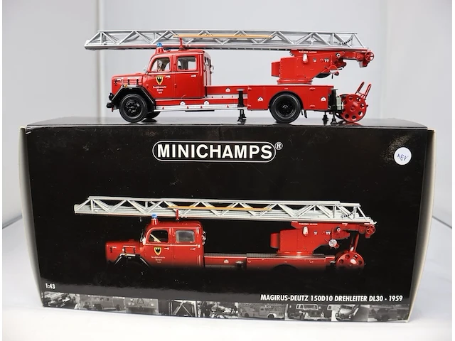 Magirus deutz 150d10 drehleiter dl30 1959 (194) - afbeelding 1 van  3
