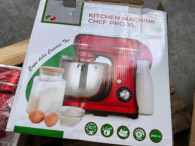 Magnani keukenmachine chef pro xl 10 liter - afbeelding 2 van  9