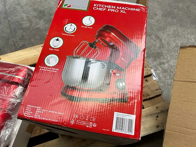 Magnani keukenmachine chef pro xl 10 liter - afbeelding 3 van  9