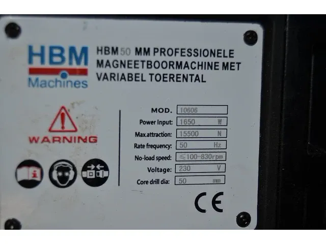 Magneetboormachine hbm 50mm 10606 - afbeelding 7 van  7