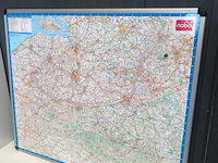 Magnetisch whiteboard - kaart belgië / lux - afm. +/- 120 x 105 cm. - afbeelding 1 van  4