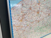 Magnetisch whiteboard - kaart belgië / lux - afm. +/- 120 x 105 cm. - afbeelding 3 van  4