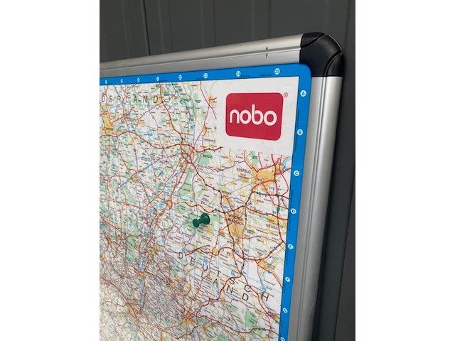 Magnetisch whiteboard - kaart belgië / lux - afm. +/- 120 x 105 cm. - afbeelding 4 van  4