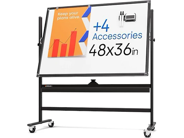 Magnetisch whiteboard op rol - afbeelding 1 van  4