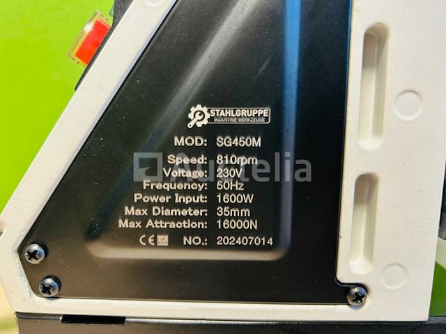 Magnetische boormachine stahlgruppe sg450m - afbeelding 8 van  10
