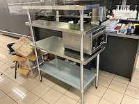 Magnetron amana hdc5 18 + rvs rek + waterkoker - afbeelding 2 van  4