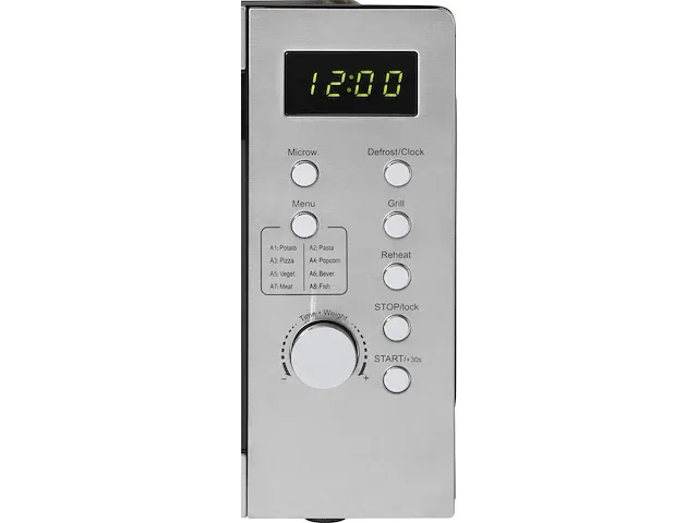 Magnetron zilver - 700 w - grillfunctie - afbeelding 3 van  4