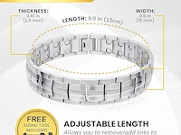 Magnetrx® ultra strength magnetische armband - afbeelding 3 van  3