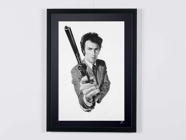 Magnum force (1973) - clint eastwood als 'dirty' harry - 70x50 cl - limited edition nr van 30 - afbeelding 2 van  6