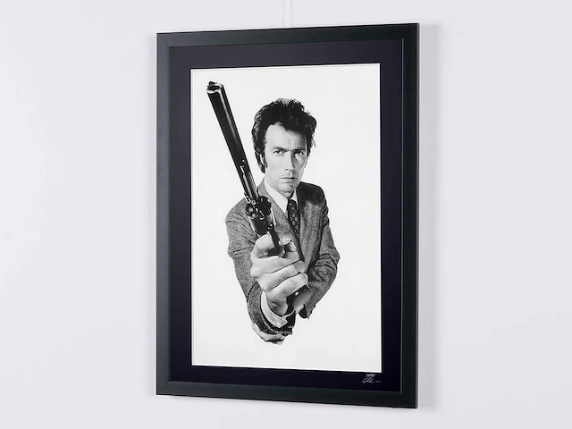 Magnum force (1973) - clint eastwood als 'dirty' harry - 70x50 cl - limited edition nr van 30 - afbeelding 6 van  6