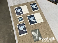 Magritte kaarten met originele drukplaat