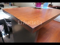 Mahoniehouten plank aanrechtkast - afbeelding 1 van  7