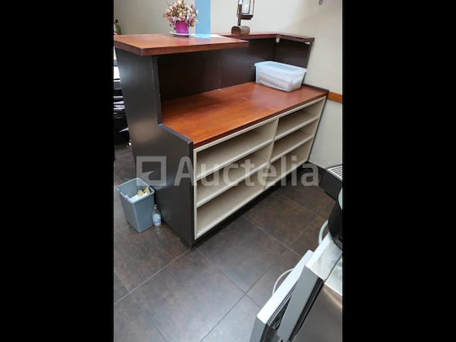 Mahoniehouten plank aanrechtkast - afbeelding 6 van  7