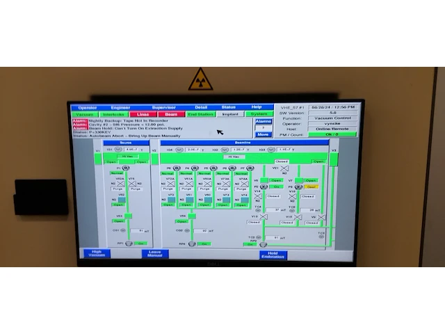 Mainframes - axcelis gds vhe - 150mm implant - afbeelding 34 van  88
