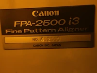 Mainframes - canon fpa 2500 i3 - 150mm i-line stepper - afbeelding 26 van  28