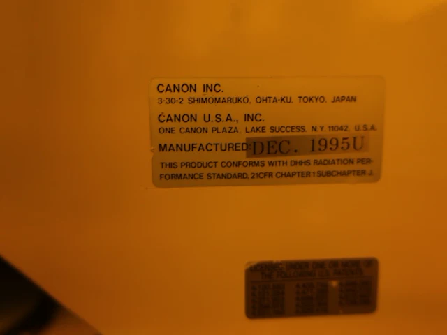 Mainframes - canon fpa 2500 i3 - 150mm i-line stepper - afbeelding 14 van  63