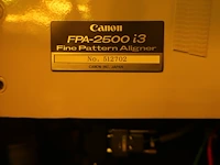 Mainframes - canon fpa 2500 i3 - 150mm i-line stepper - afbeelding 60 van  63