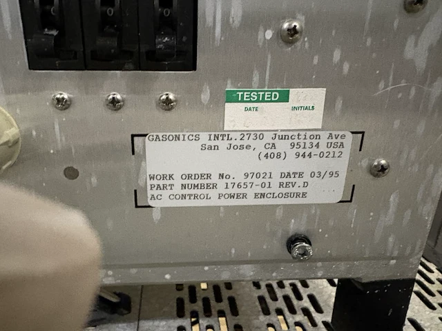 Mainframes - gasonics l3510 - 150mm asher - afbeelding 5 van  7