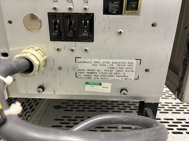 Mainframes - gasonics l3510 - 150mm asher - afbeelding 5 van  7