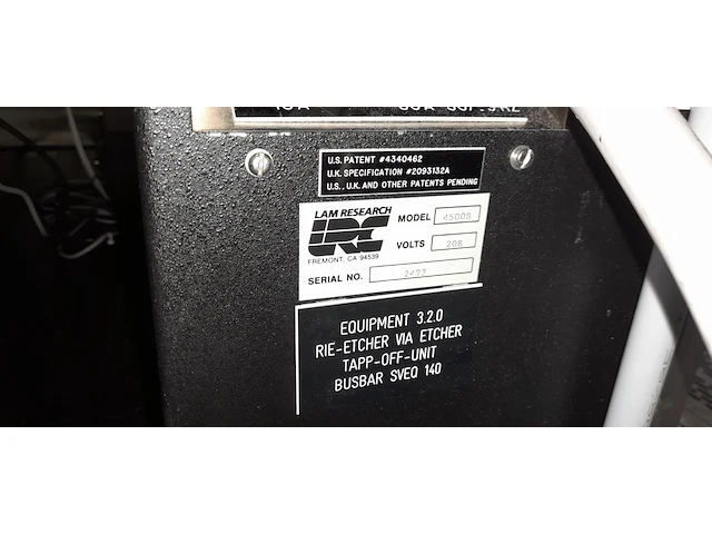 Mainframes - lam rainbow 4506i - 150mm plasma etch - afbeelding 7 van  31