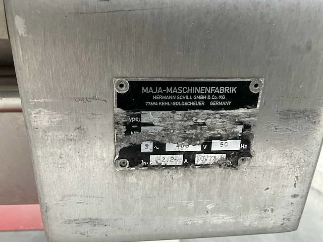 Maja slagerij machine ontvliesmachine - afbeelding 10 van  15