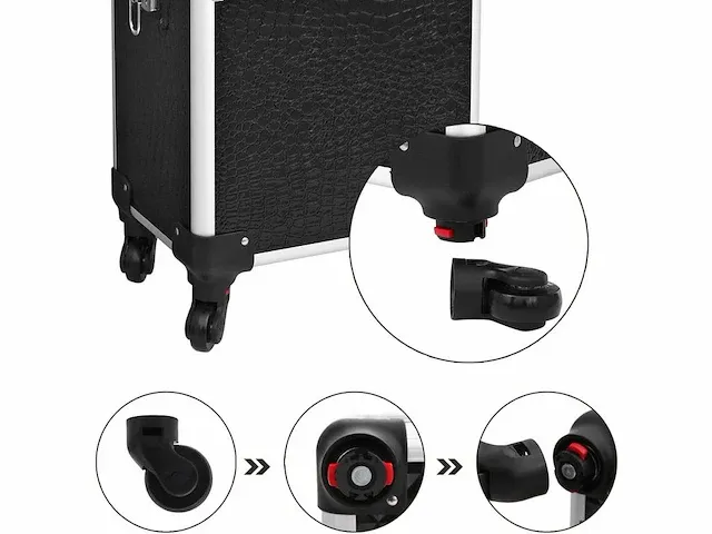 Make-up koffer trolley make-up case - afbeelding 2 van  9