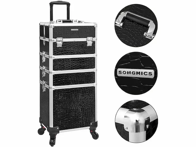 Make-up koffer trolley make-up case - afbeelding 3 van  9